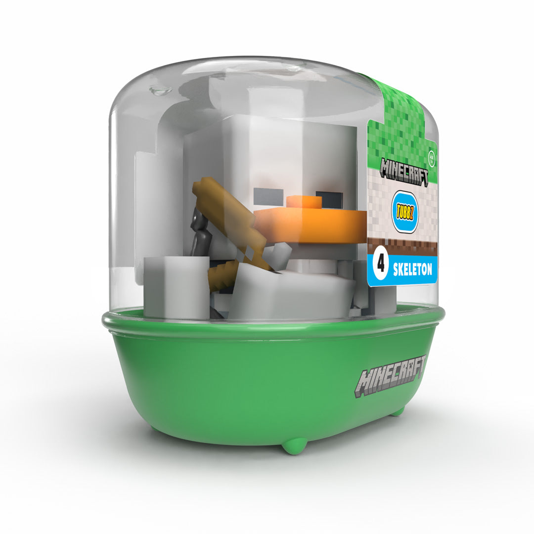 Numskull - Minecraft: Skeleton TUBBZ (First Edition) Collectible Duck - Merchandise by Numskull Designs The Chelsea Gamer