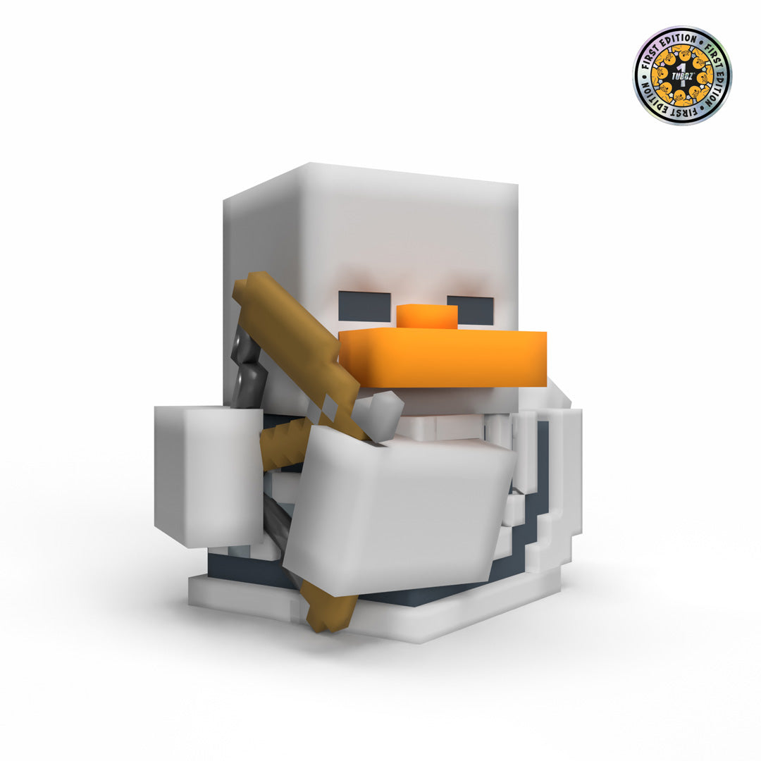 Numskull - Minecraft: Skeleton TUBBZ (First Edition) Collectible Duck - Merchandise by Numskull Designs The Chelsea Gamer