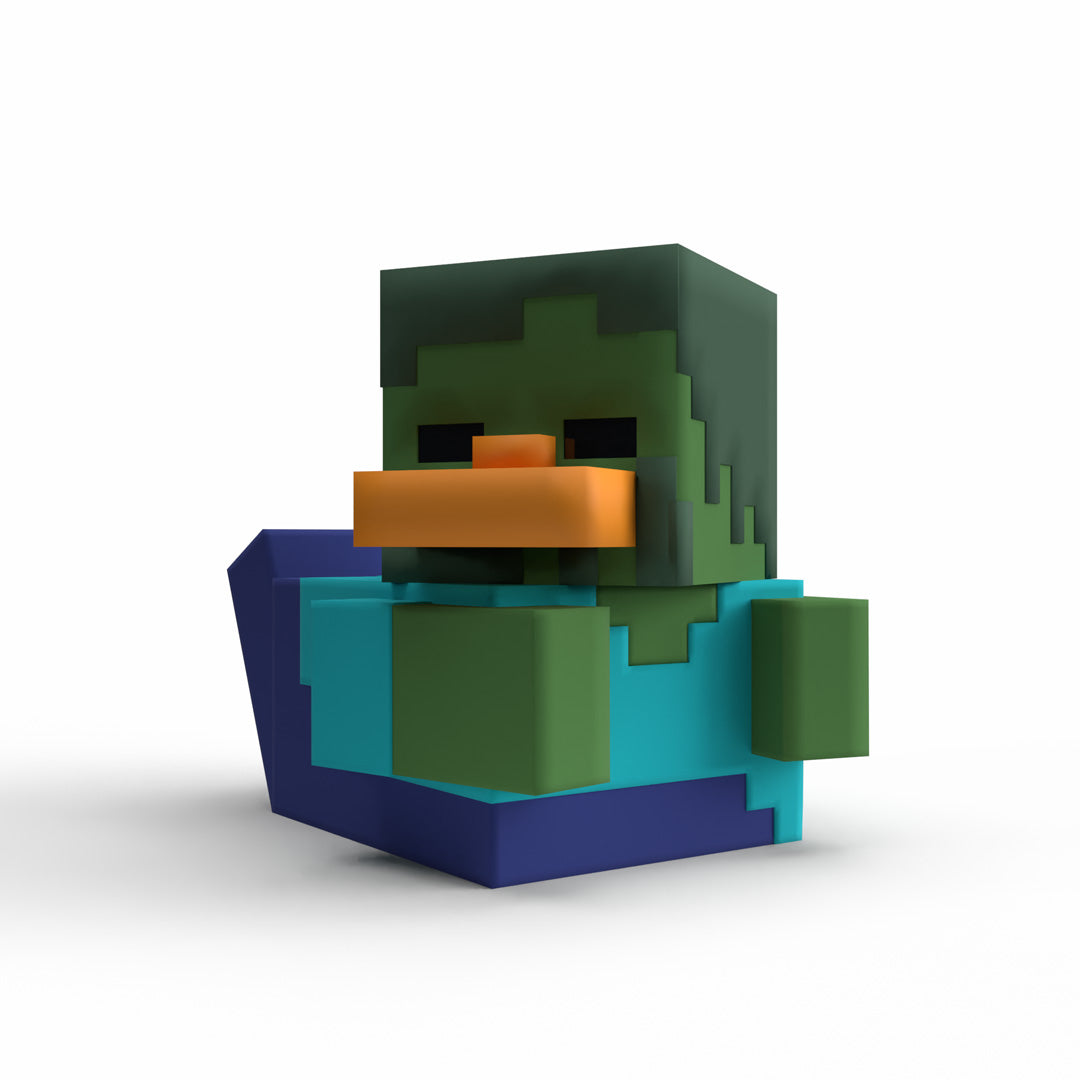 Numskull - Minecraft: Zombie TUBBZ (First Edition) Collectible Duck - Merchandise by Numskull Designs The Chelsea Gamer