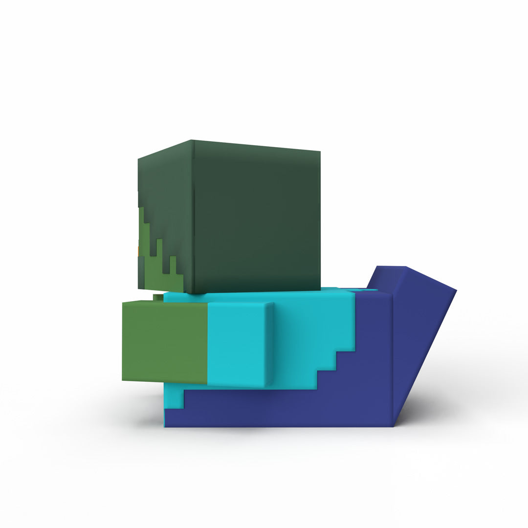 Numskull - Minecraft: Zombie TUBBZ (First Edition) Collectible Duck - Merchandise by Numskull Designs The Chelsea Gamer