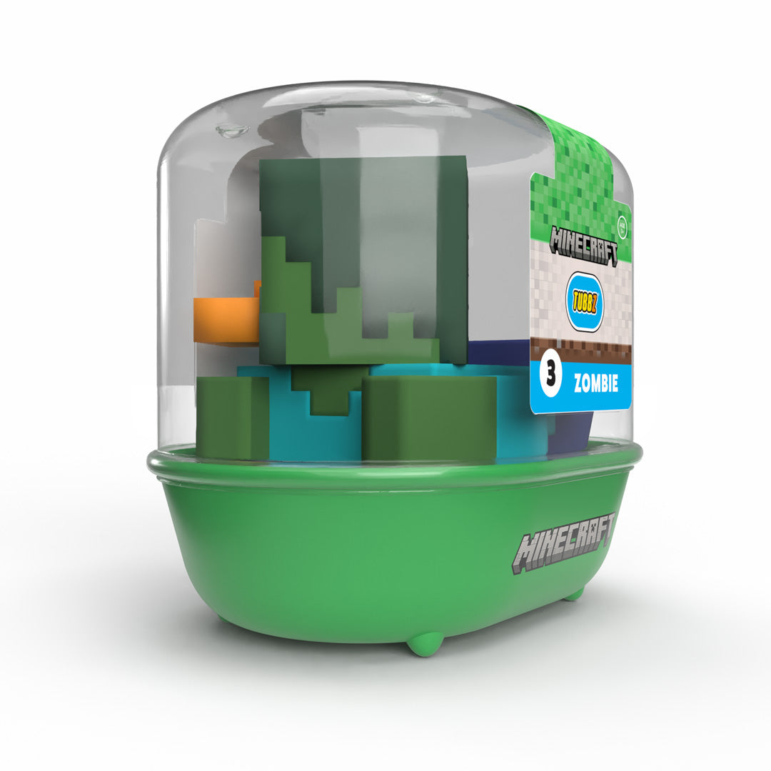 Numskull - Minecraft: Zombie TUBBZ (First Edition) Collectible Duck - Merchandise by Numskull Designs The Chelsea Gamer