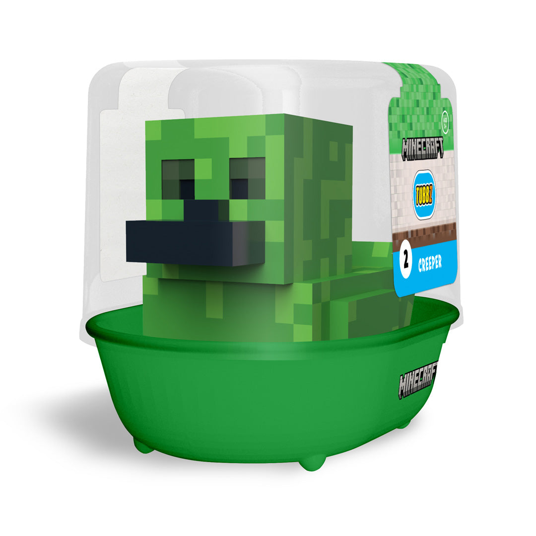 Numskull - Minecraft: Creeper TUBBZ (First Edition) Collectible Duck - Merchandise by Numskull Designs The Chelsea Gamer