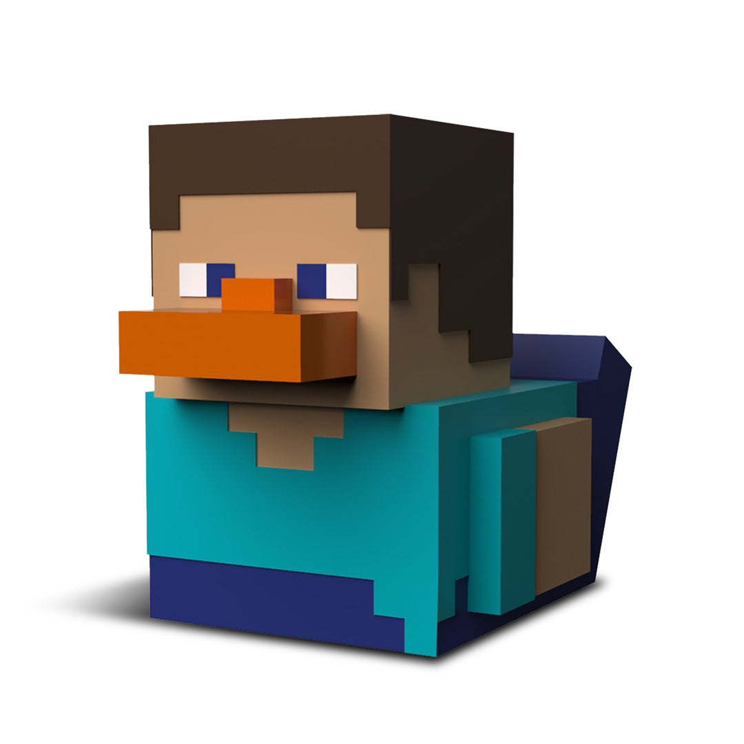 Numskull - Minecraft: Steve TUBBZ (First Edition) Collectible Duck - Merchandise by Numskull Designs The Chelsea Gamer