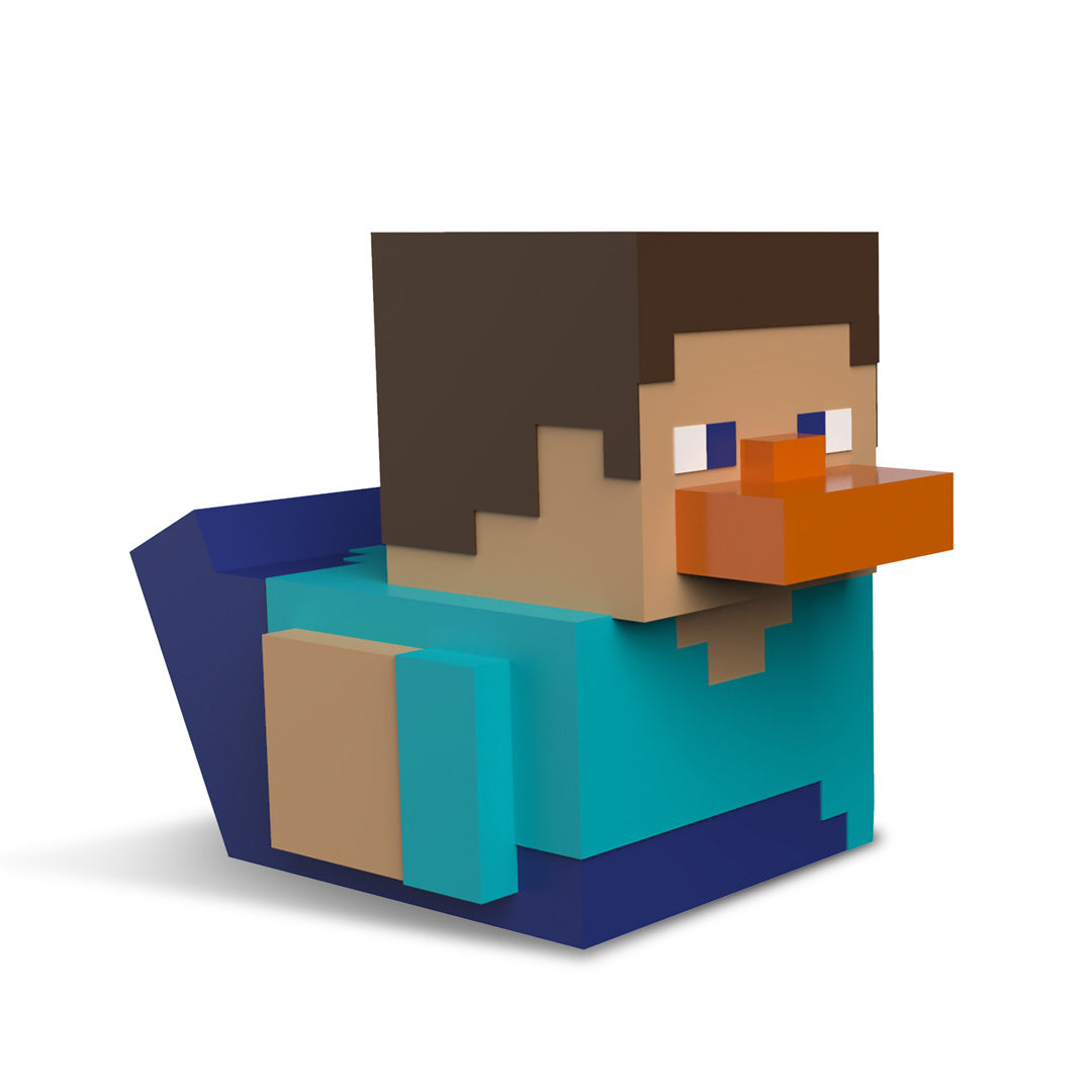 Numskull - Minecraft: Steve TUBBZ (First Edition) Collectible Duck - Merchandise by Numskull Designs The Chelsea Gamer