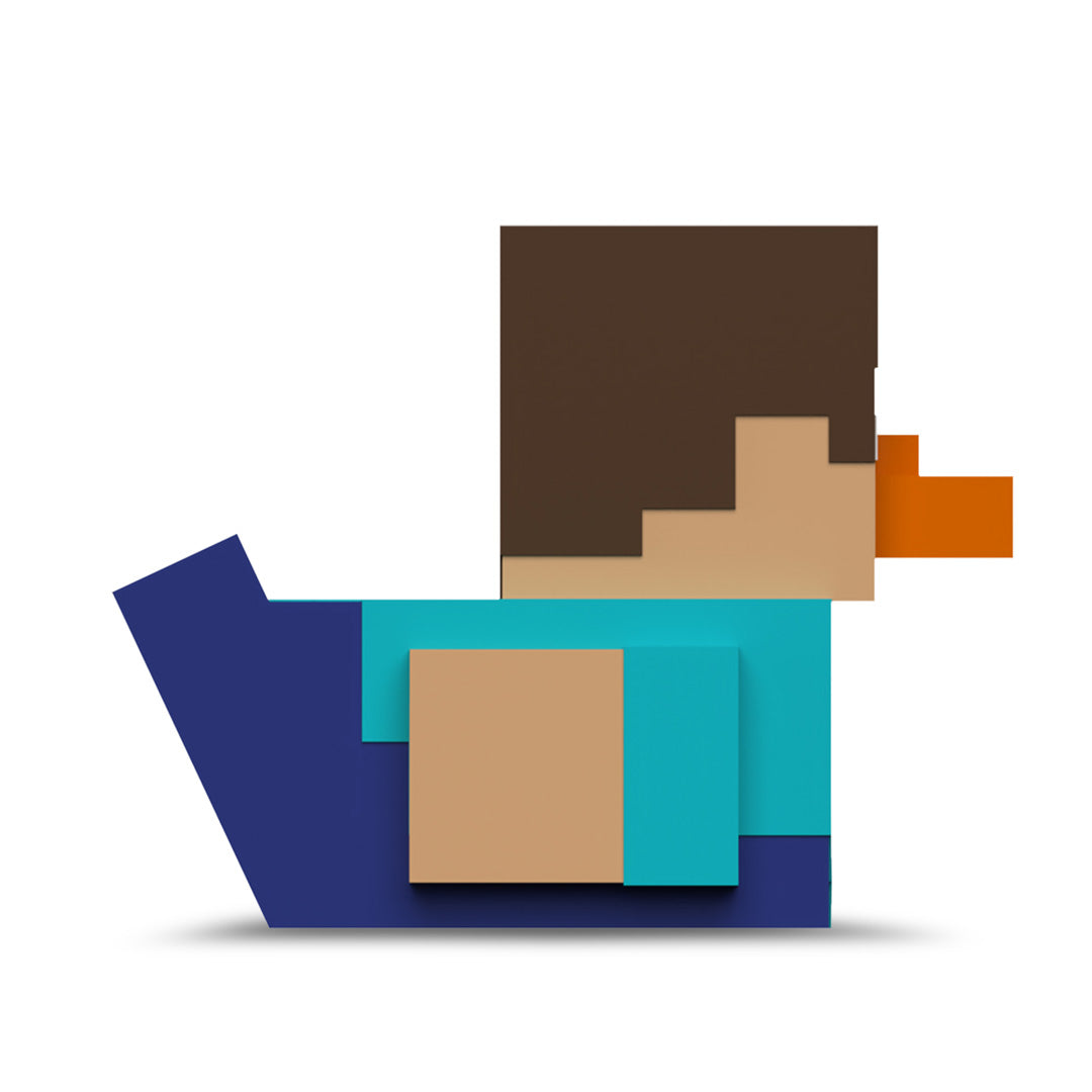 Numskull - Minecraft: Steve TUBBZ (First Edition) Collectible Duck - Merchandise by Numskull Designs The Chelsea Gamer