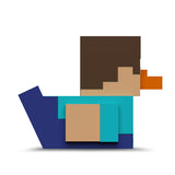 Numskull - Minecraft: Steve TUBBZ (First Edition) Collectible Duck - Merchandise by Numskull Designs The Chelsea Gamer