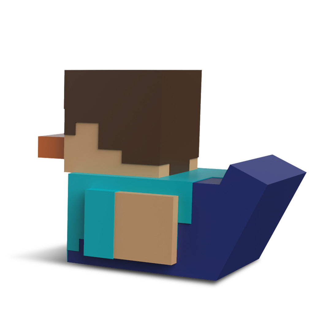 Numskull - Minecraft: Steve TUBBZ (First Edition) Collectible Duck - Merchandise by Numskull Designs The Chelsea Gamer