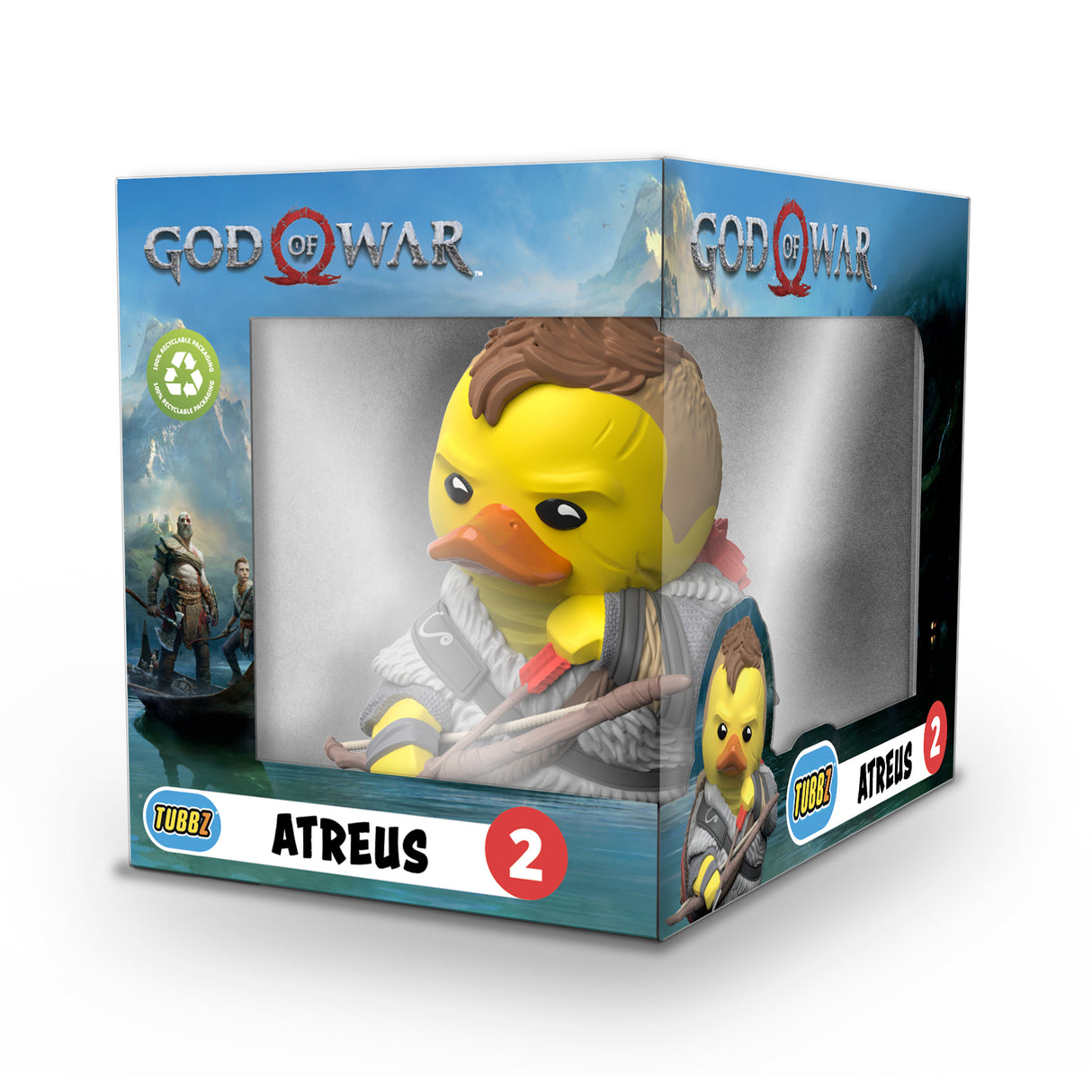 Numskull - God of War: Atreus TUBBZ (Boxed Edition) Collectable Duck - Merchandise by Numskull Designs The Chelsea Gamer