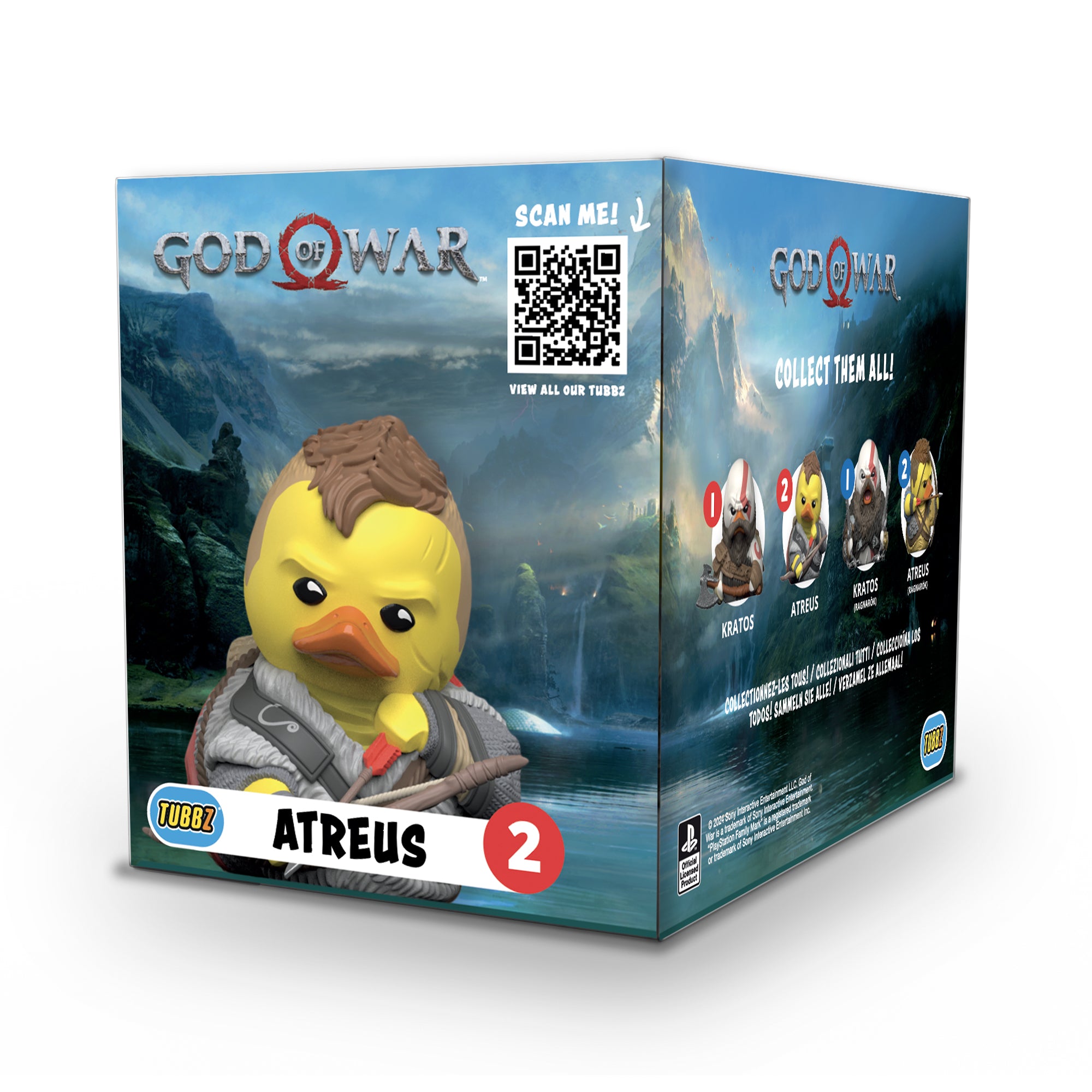 Numskull - God of War: Atreus TUBBZ (Boxed Edition) Collectable Duck - Merchandise by Numskull Designs The Chelsea Gamer