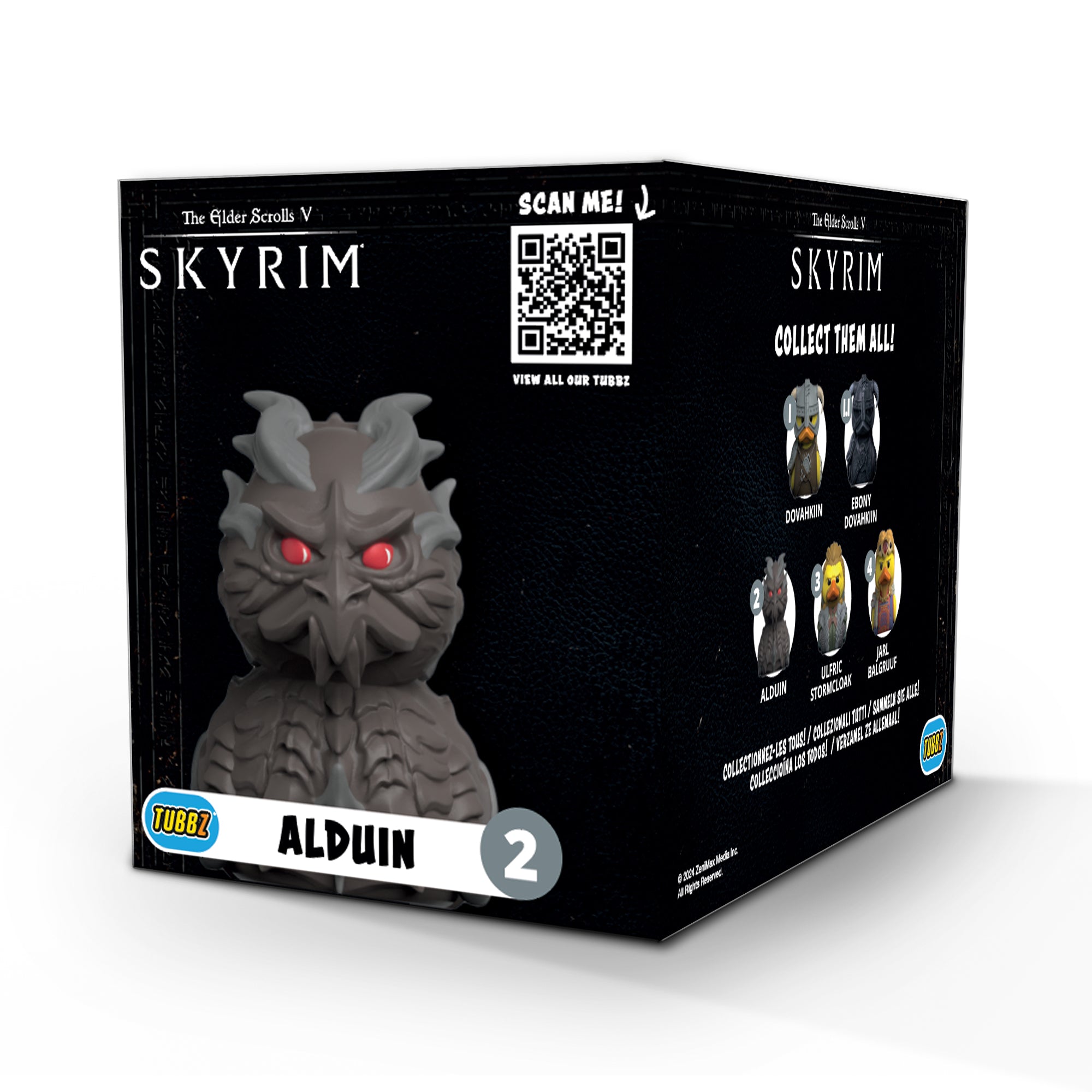 Numskull - Skyrim: Alduin TUBBZ (Boxed Edition) Collectable Duck - Merchandise by Numskull Designs The Chelsea Gamer