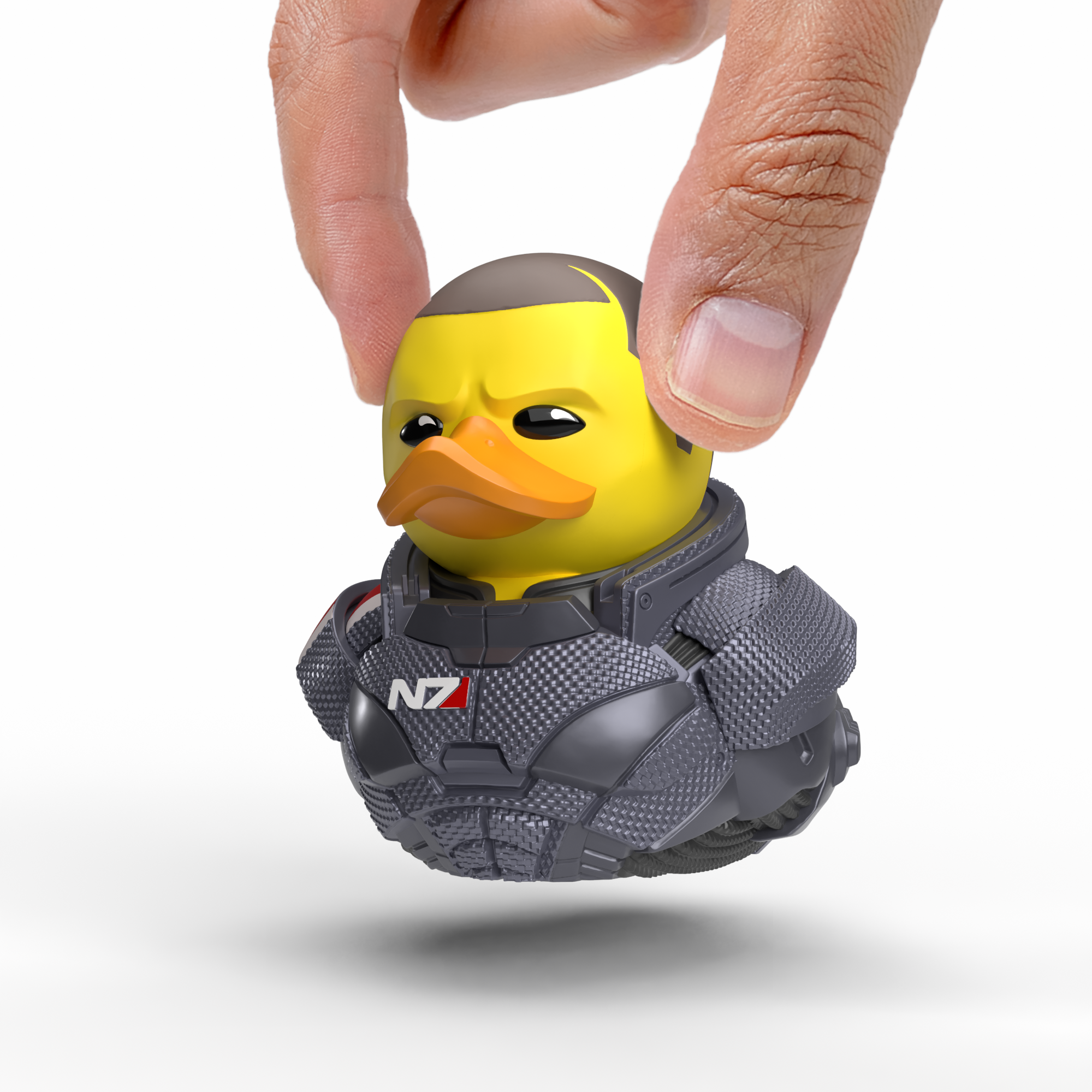 Numskull - Mass Effect: Commander Shepard (Male) TUBBZ Collectible Mini Duck - Merchandise by Numskull Designs The Chelsea Gamer