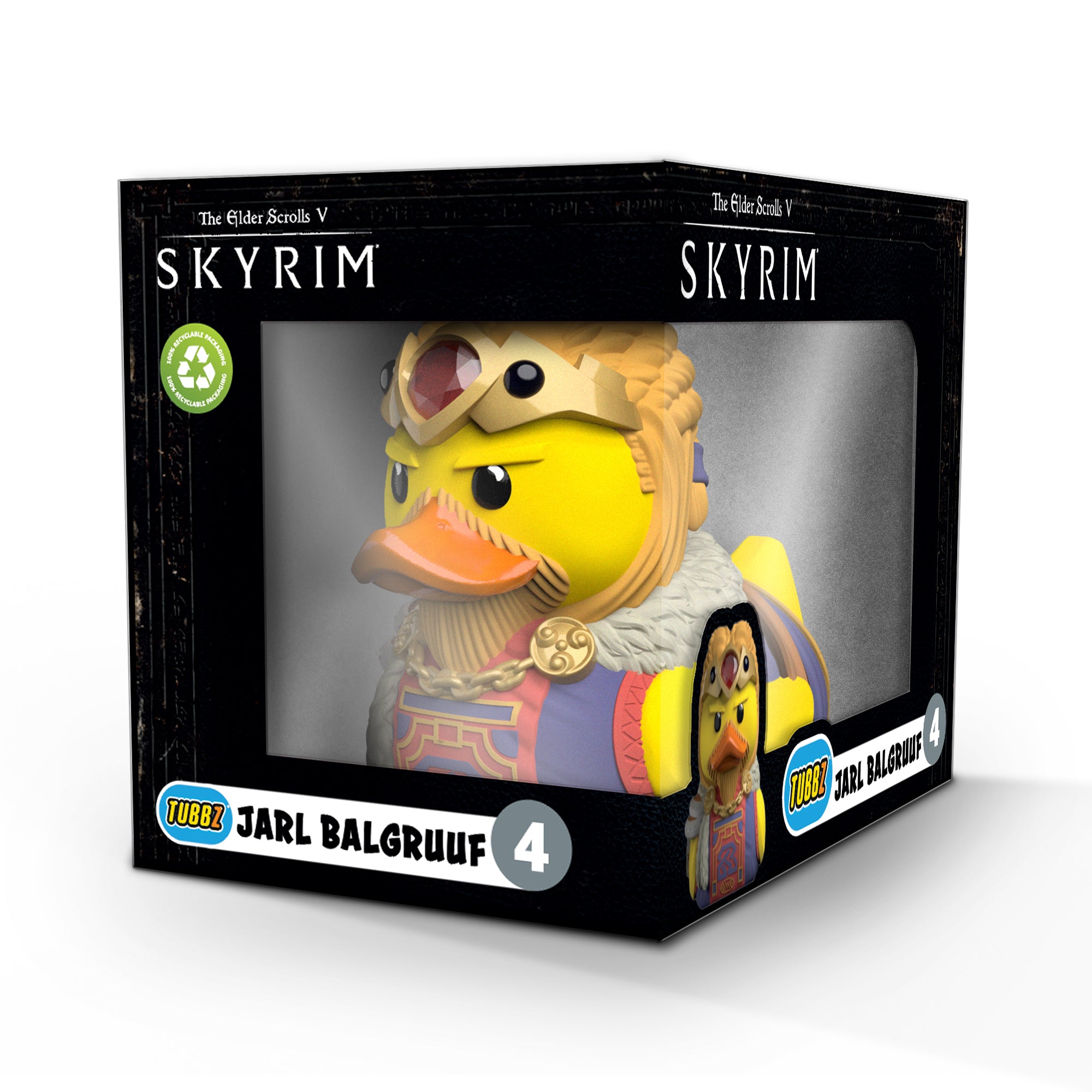 Numskull - Skyrim: Jarl Balgruuf TUBBZ (Boxed Edition) Collectable Duck - Merchandise by Numskull Designs The Chelsea Gamer