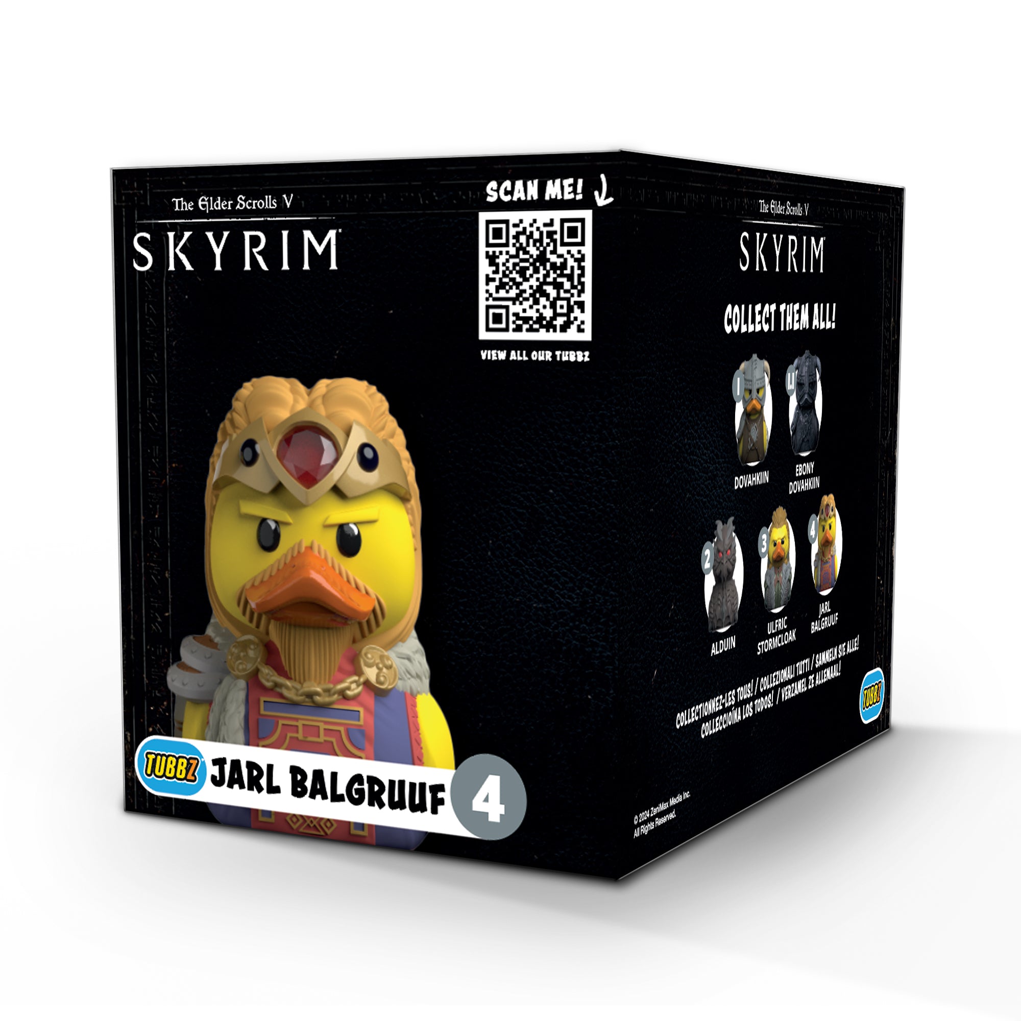 Numskull - Skyrim: Jarl Balgruuf TUBBZ (Boxed Edition) Collectable Duck - Merchandise by Numskull Designs The Chelsea Gamer