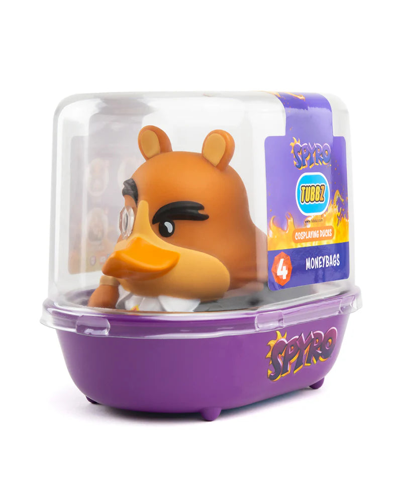 Numskull - Spyro the Dragon: Moneybags TUBBZ Collectible Duck - Merchandise by Numskull Designs The Chelsea Gamer