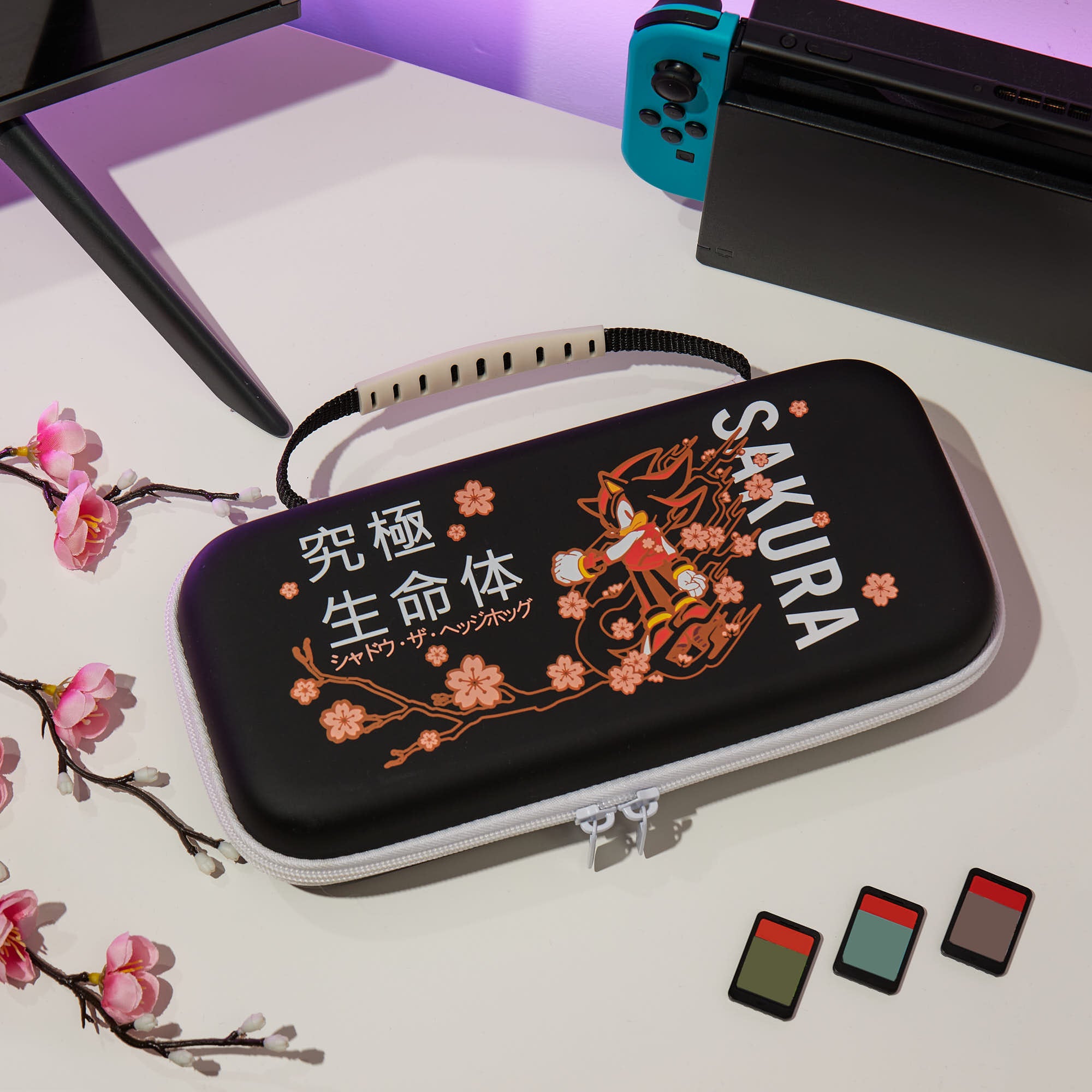 Sonic the Hedgehog ‘Sakura - Shadow the Hedgehog’ Case for Nintendo Switch - Console Accessories by Numskull Designs The Chelsea Gamer