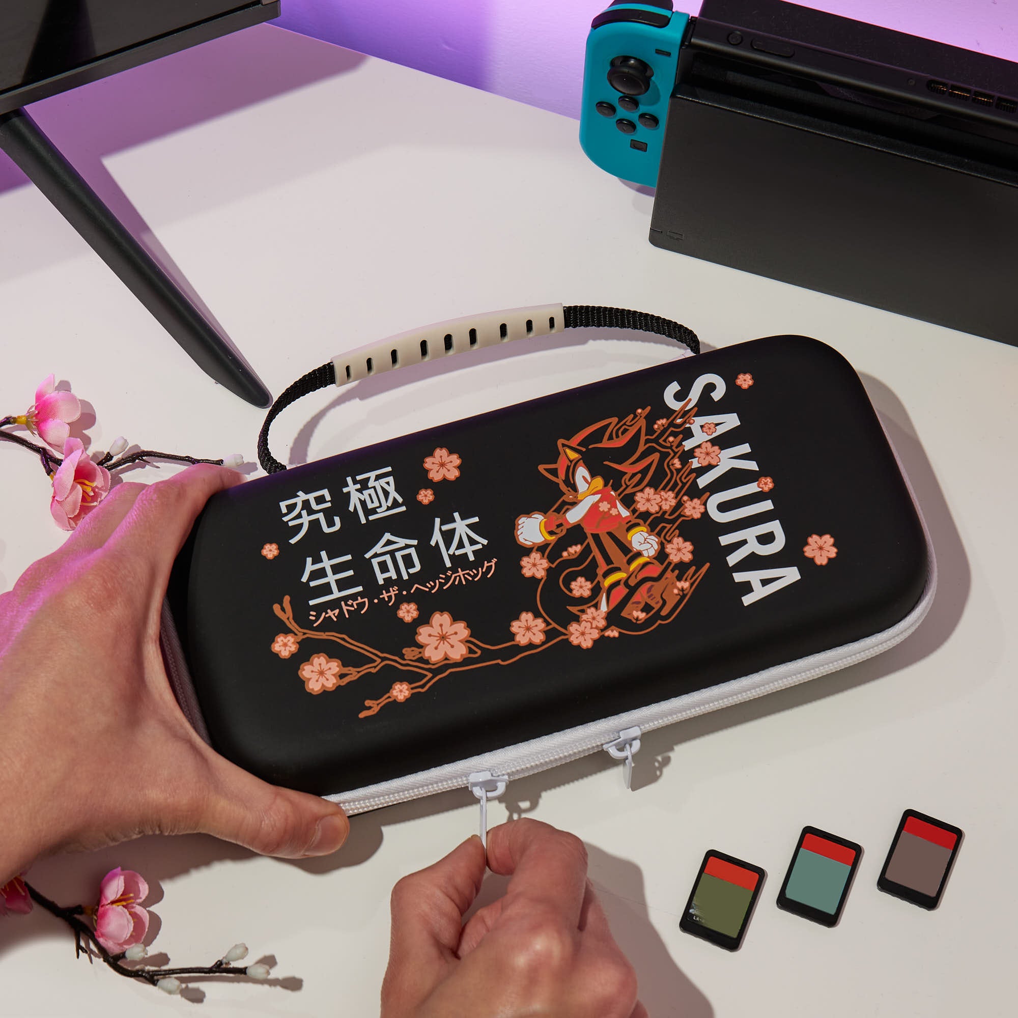 Sonic the Hedgehog ‘Sakura - Shadow the Hedgehog’ Case for Nintendo Switch - Console Accessories by Numskull Designs The Chelsea Gamer