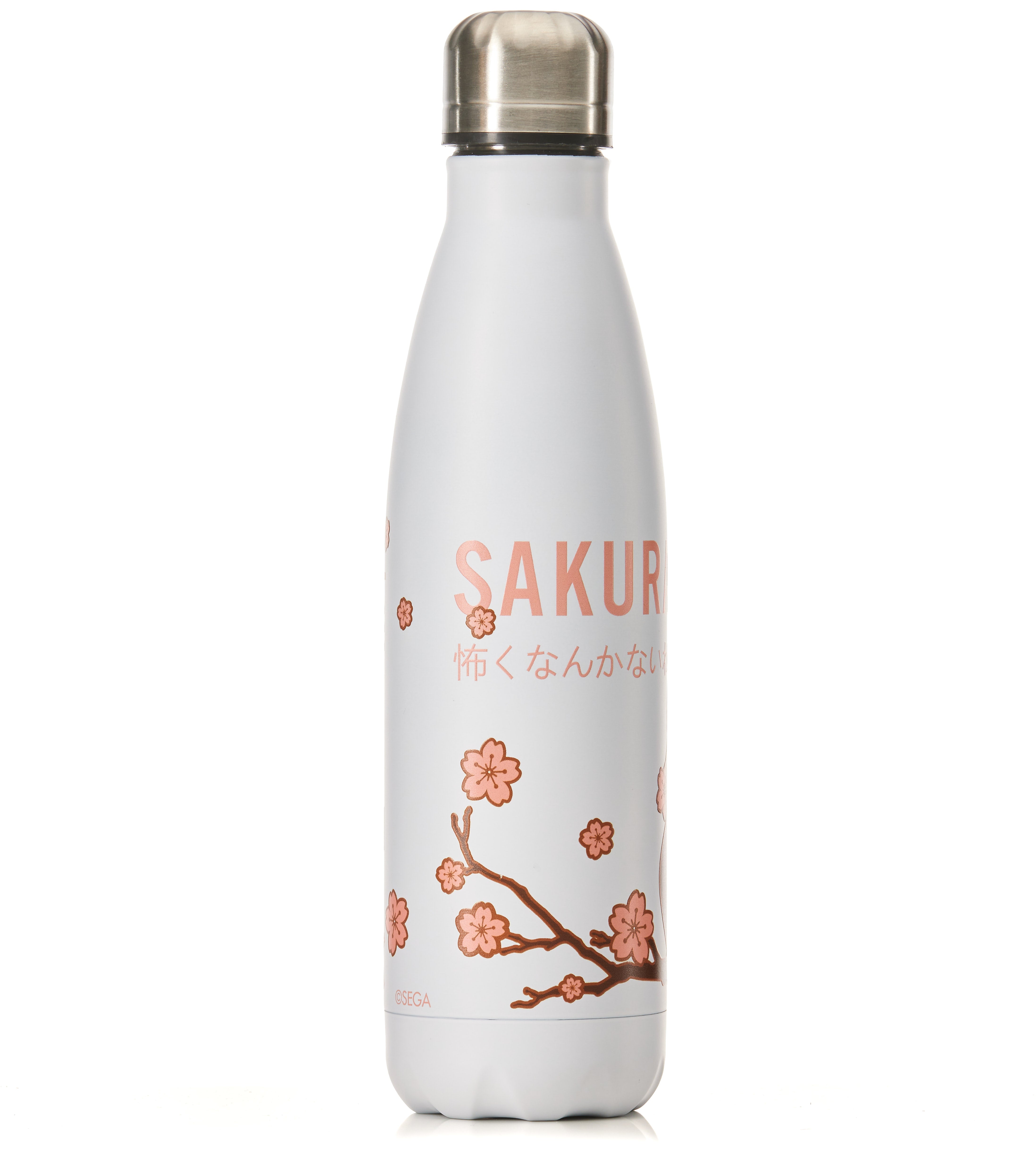 Numskull - SEGA Sakura Range - Amy Rose White Bowling Pin Style Water Bottle - Merchandise by Numskull Designs The Chelsea Gamer