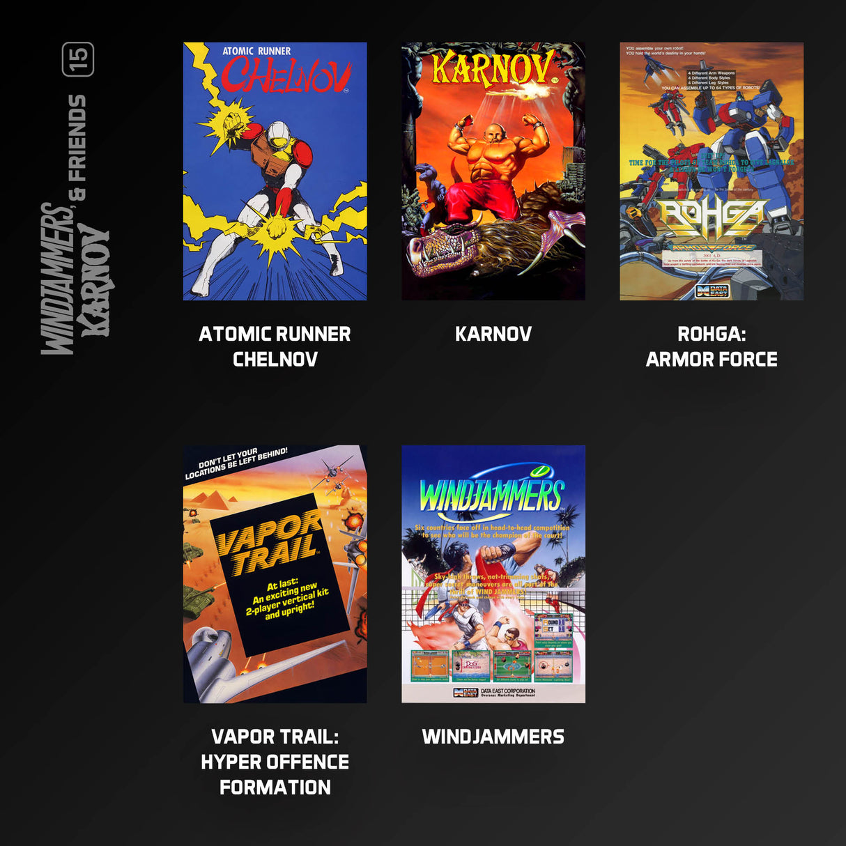 Windjammers, Karnov & Friends - Evercade - Video Games by Blaze The Chelsea Gamer
