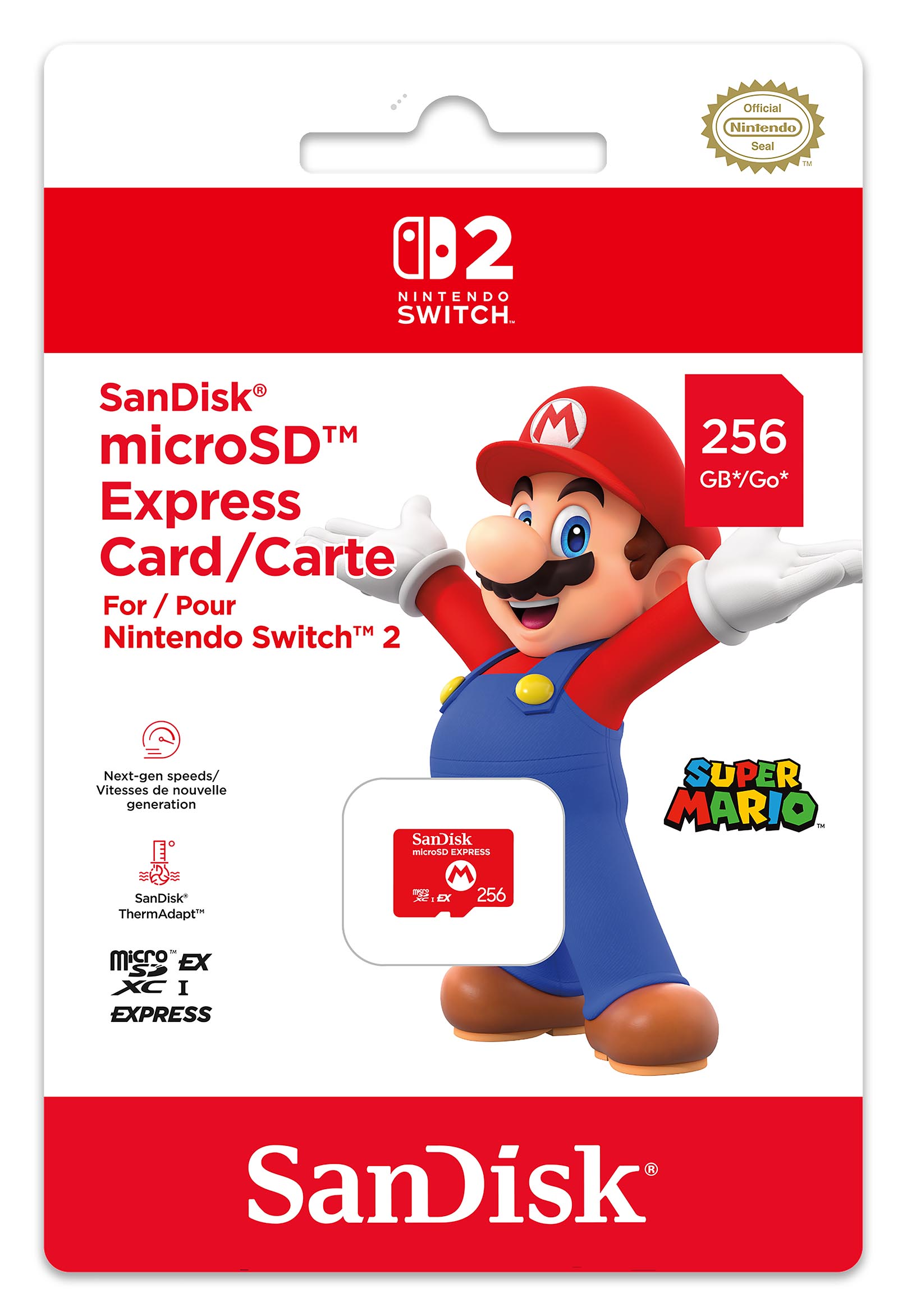 SanDisk microSD Express Card (256GB) for Nintendo Switch 2 - Console Accessories by Sandisk The Chelsea Gamer