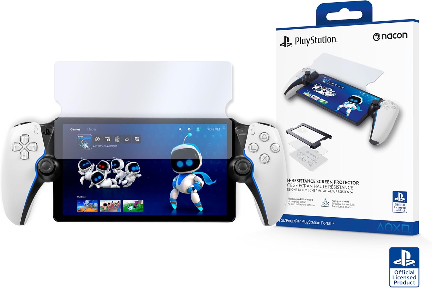 Tempered Glass Screen Protector for PlayStation Portal™ - Console Accessories by Nacon The Chelsea Gamer