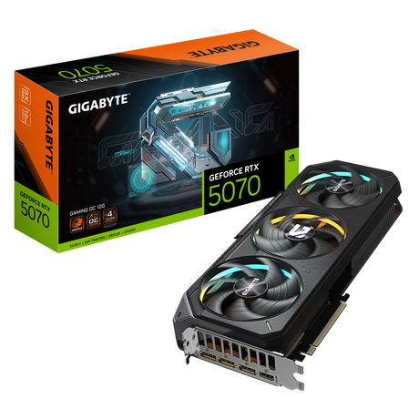 Gigabyte NVIDIA GeForce RTX 5070 GAMING OC 12G - Graphics Card - Core Components by Gigabyte The Chelsea Gamer