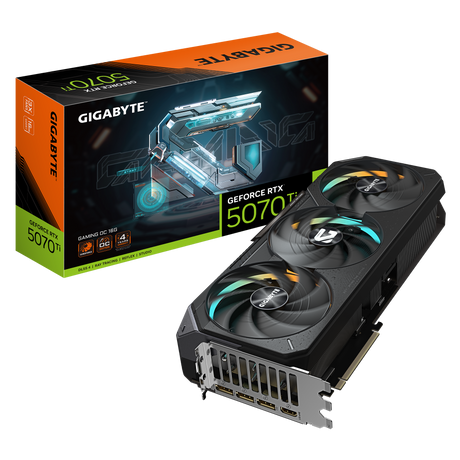 Gigabyte NVIDIA GeForce RTX 5070 Ti GAMING OC 16G Graphics Card - Core Components by Gigabyte The Chelsea Gamer