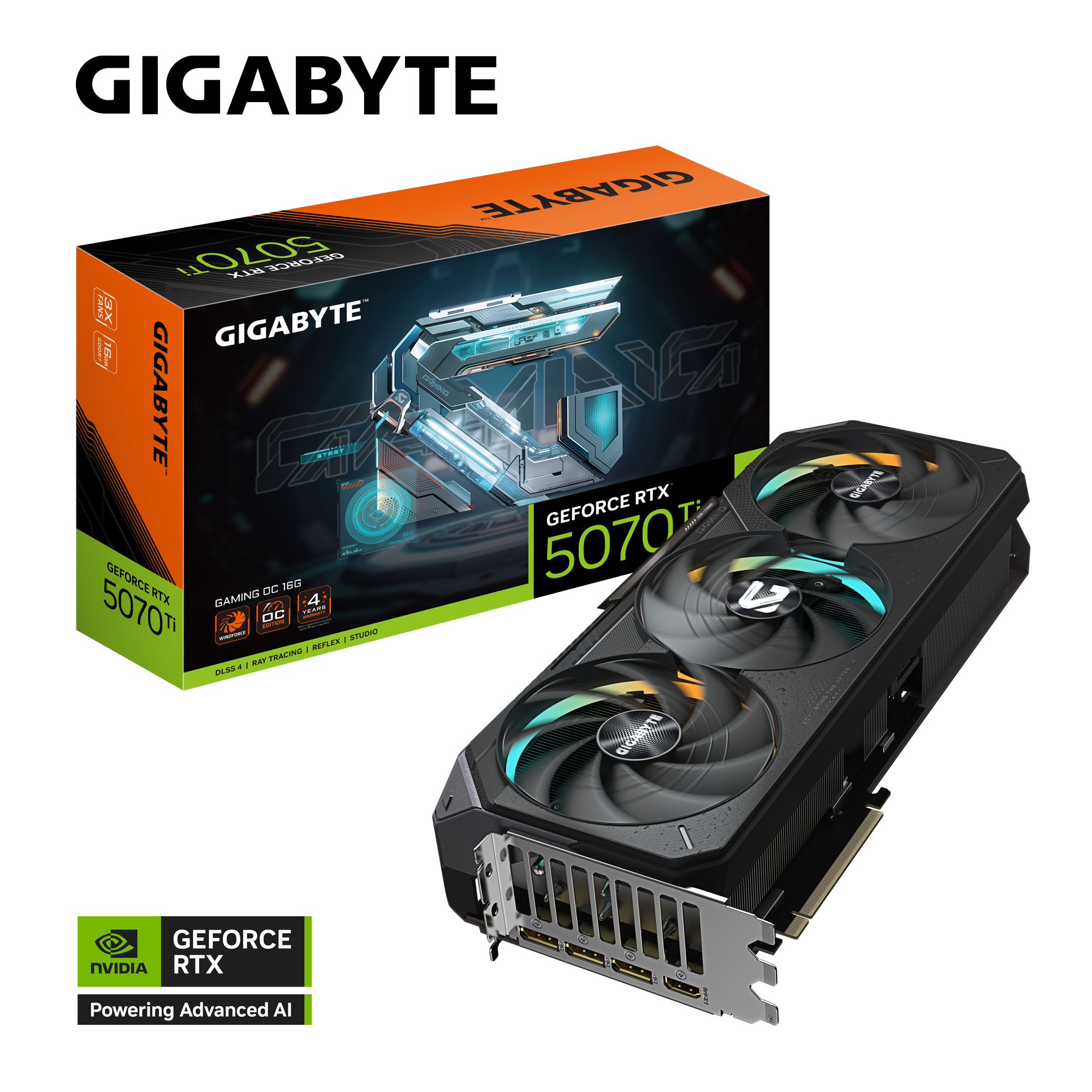 Gigabyte NVIDIA GeForce RTX 5070 Ti GAMING OC 16G Graphics Card - Core Components by Gigabyte The Chelsea Gamer