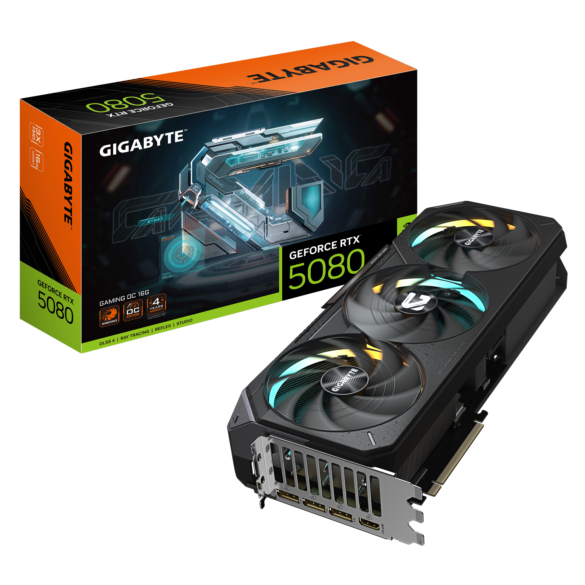 Gigabyte NVIDIA GeForce RTX 5080 GAMING OC 16G Graphics Card - Core Components by Gigabyte The Chelsea Gamer