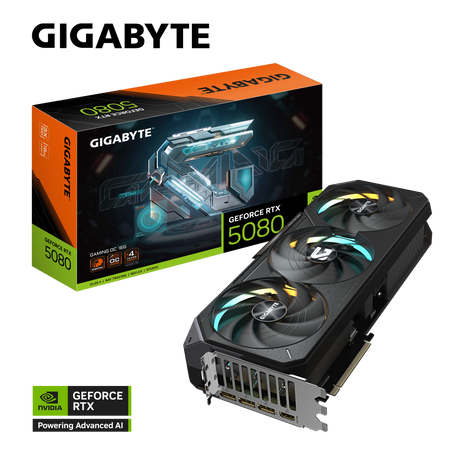 Gigabyte NVIDIA GeForce RTX 5080 GAMING OC 16G Graphics Card - Core Components by Gigabyte The Chelsea Gamer