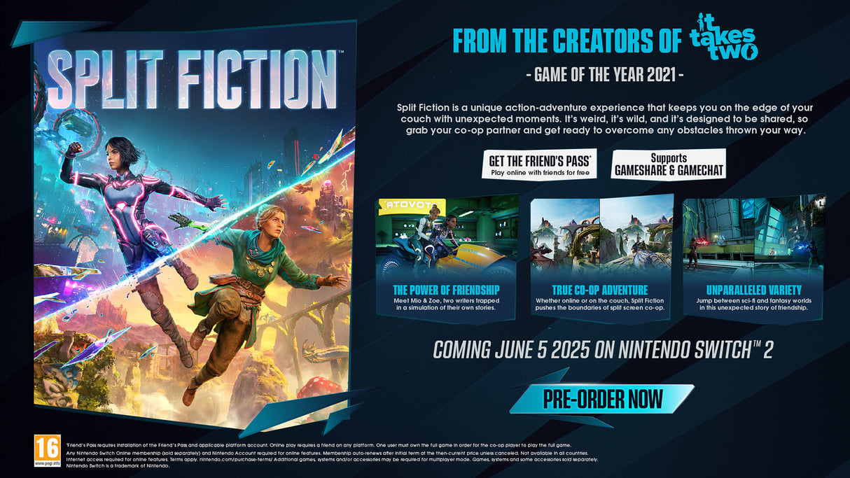 Split Fiction - Nintendo Switch 2 - Video Games by Electronic Arts The Chelsea Gamer
