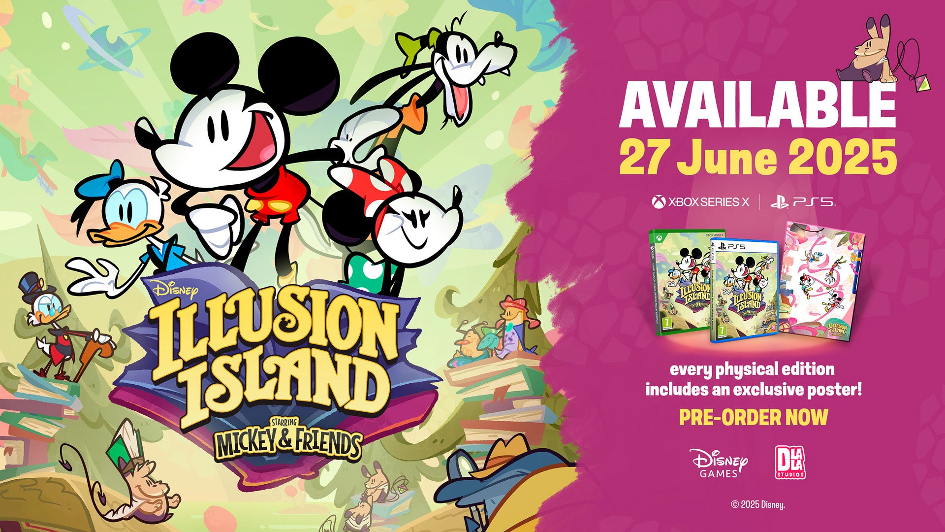 Disney Illusion Island Starring Mickey & Friends - PlayStation 5 - Video Games by U&I The Chelsea Gamer