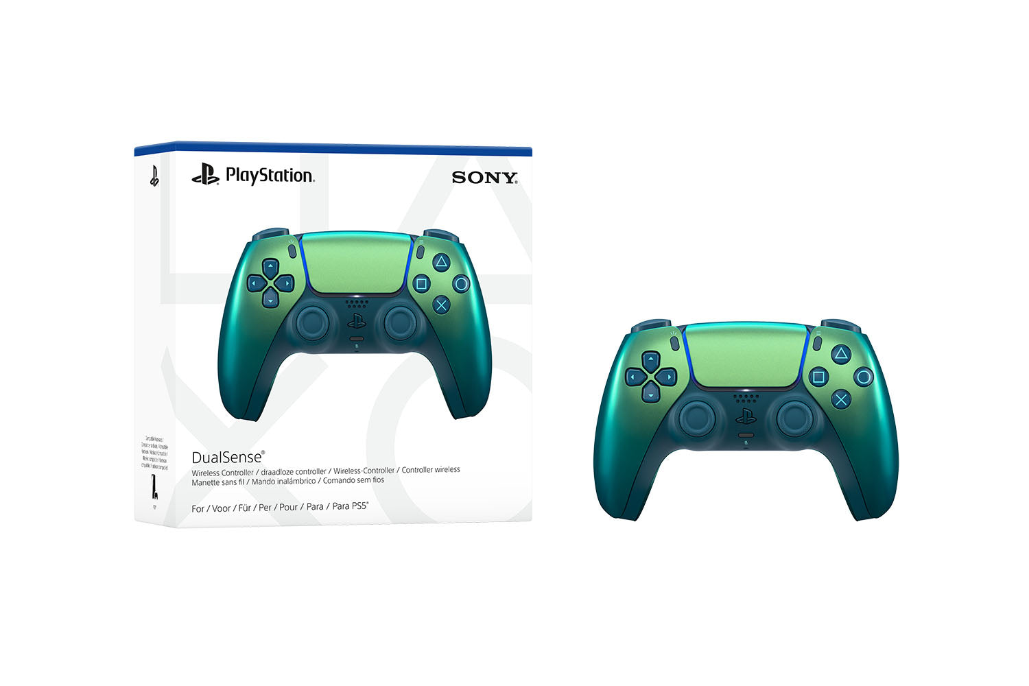 DualSense® wireless controller – Chroma Teal - Console Accessories by Sony The Chelsea Gamer