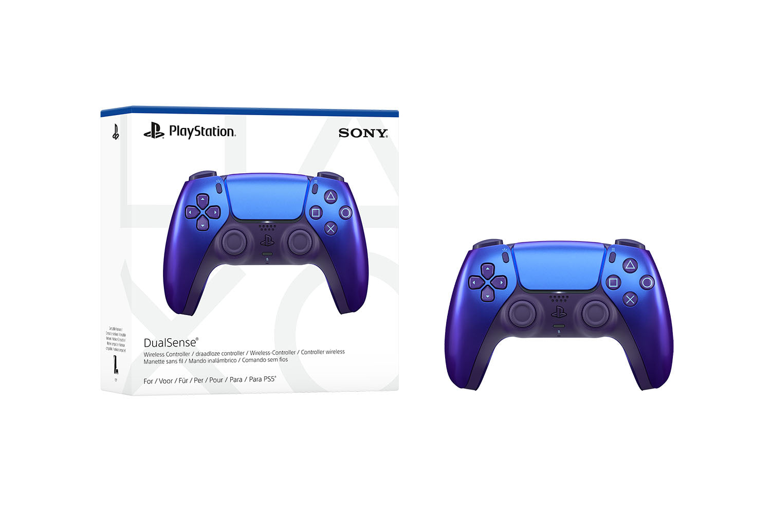 DualSense® wireless controller – Chroma Indigo - Console Accessories by Sony The Chelsea Gamer