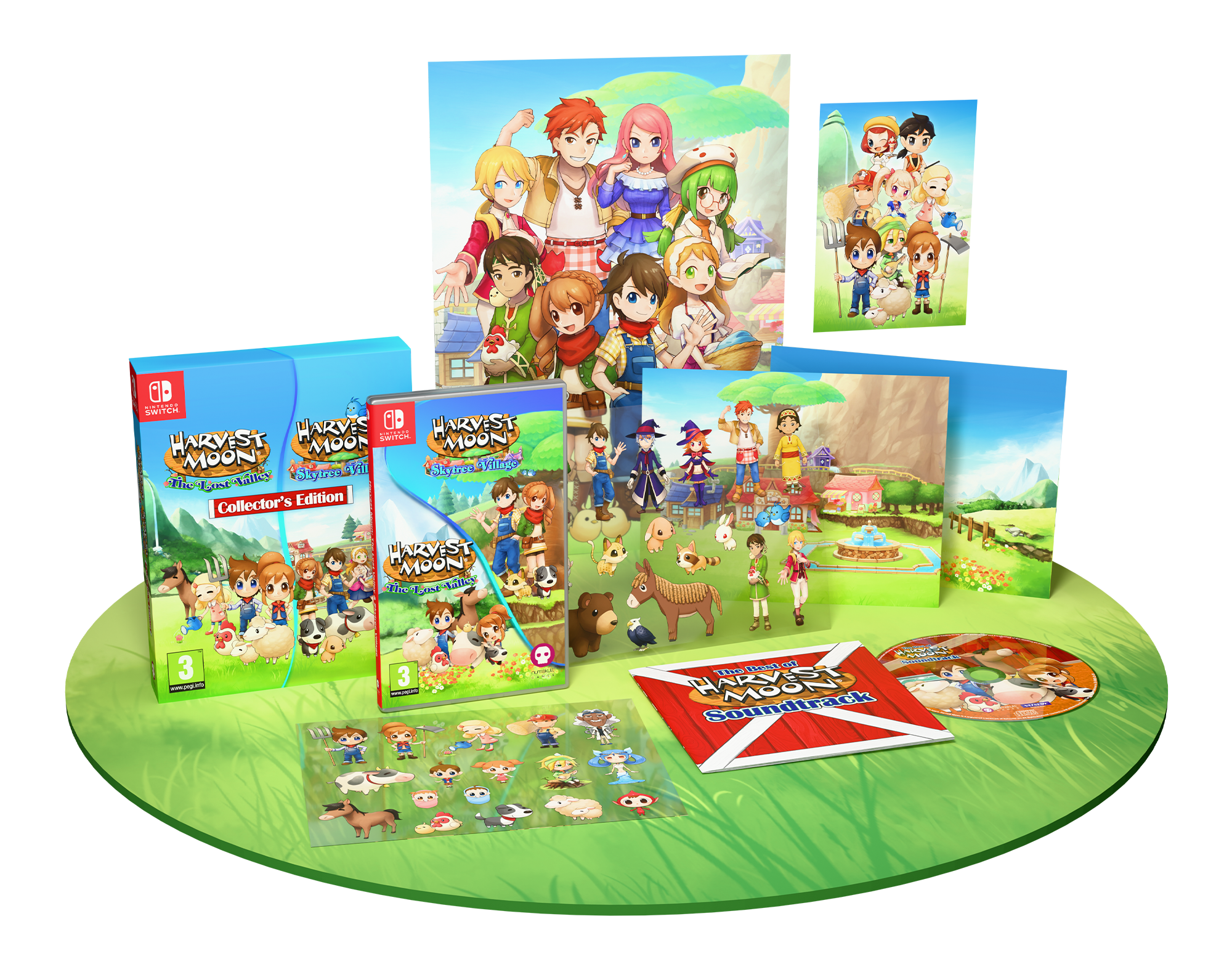 Harvest Moon: The Lost Valley & Skytree Village - Collector's Edition - Nintendo Switch - Video Games by Numskull Games The Chelsea Gamer