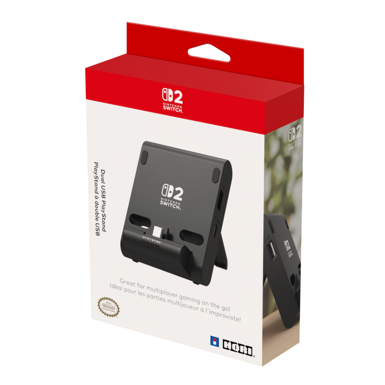 HORI Dual USB PlayStand for Nintendo Switch 2 - Console Accessories by HORI The Chelsea Gamer