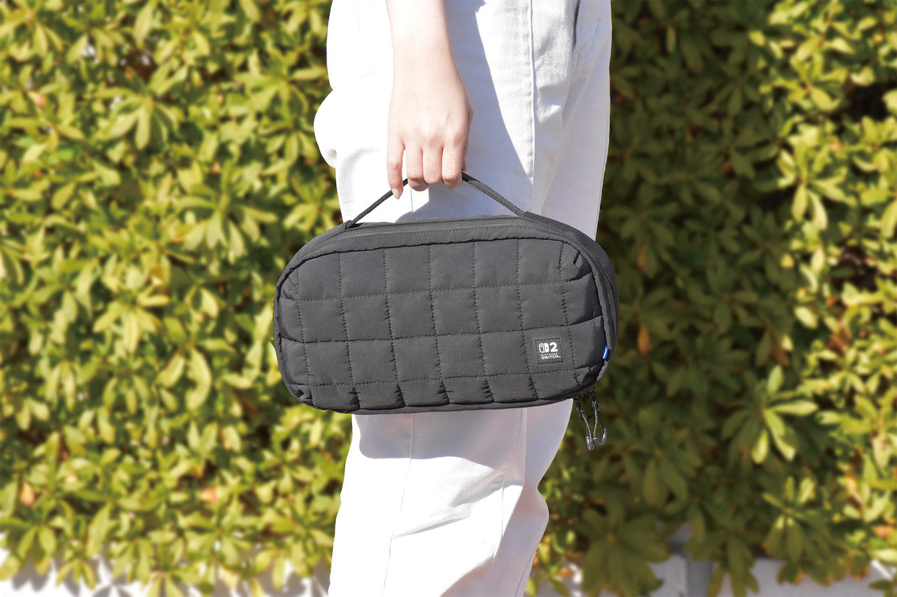 HORI Puff Pouch (Black) for Nintendo Switch 2 - Console Accessories by HORI The Chelsea Gamer