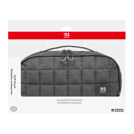 HORI Puff Pouch (Black) for Nintendo Switch 2 - Console Accessories by HORI The Chelsea Gamer