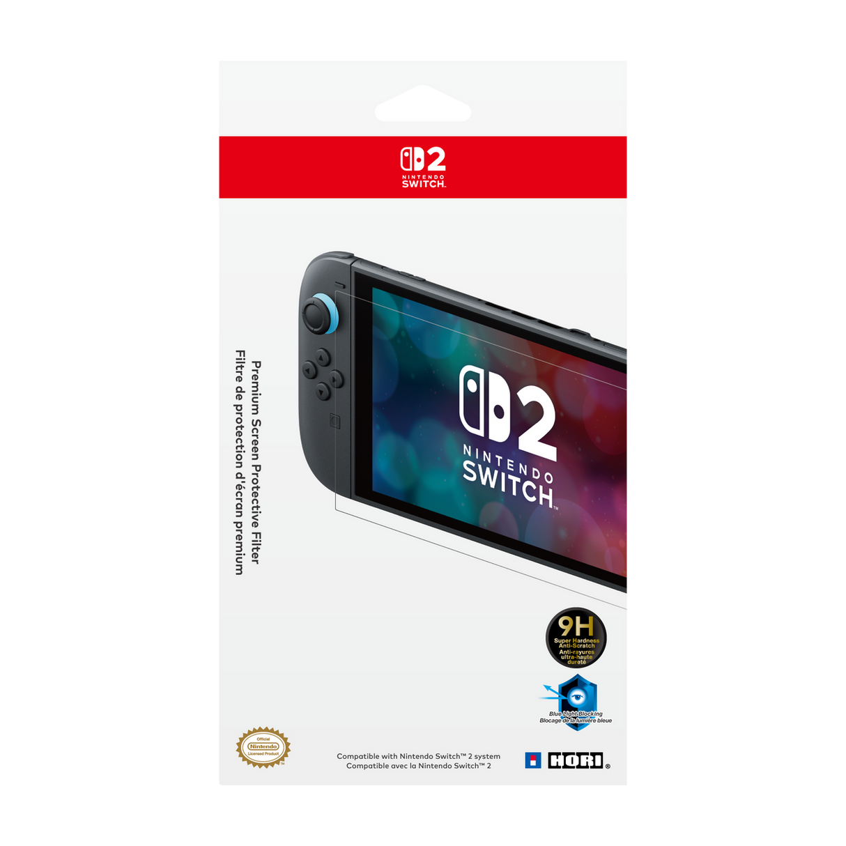 HORI Premium Screen Protective Filter for Nintendo Switch 2 - Console Accessories by HORI The Chelsea Gamer