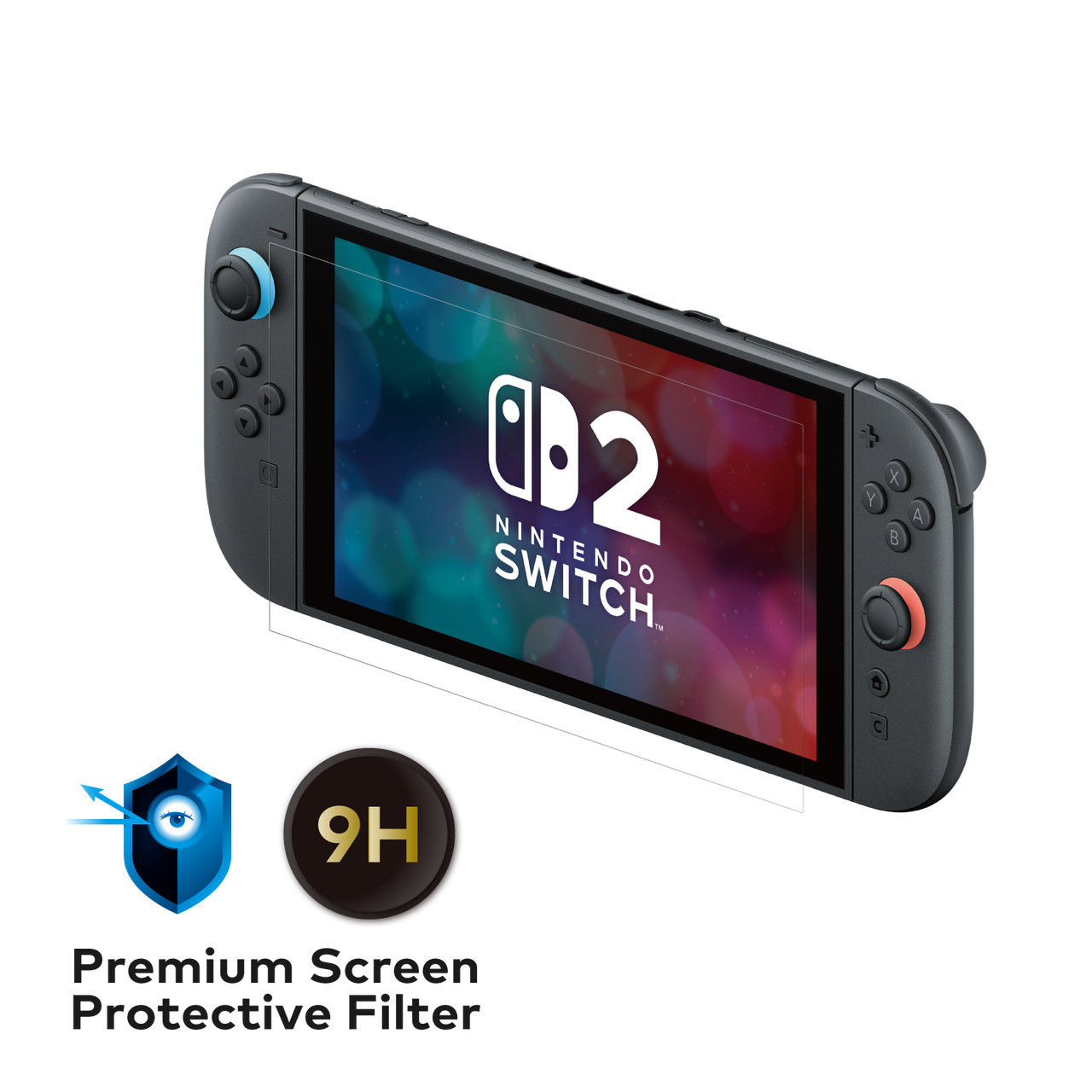 HORI Premium Screen Protective Filter for Nintendo Switch 2 - Console Accessories by HORI The Chelsea Gamer