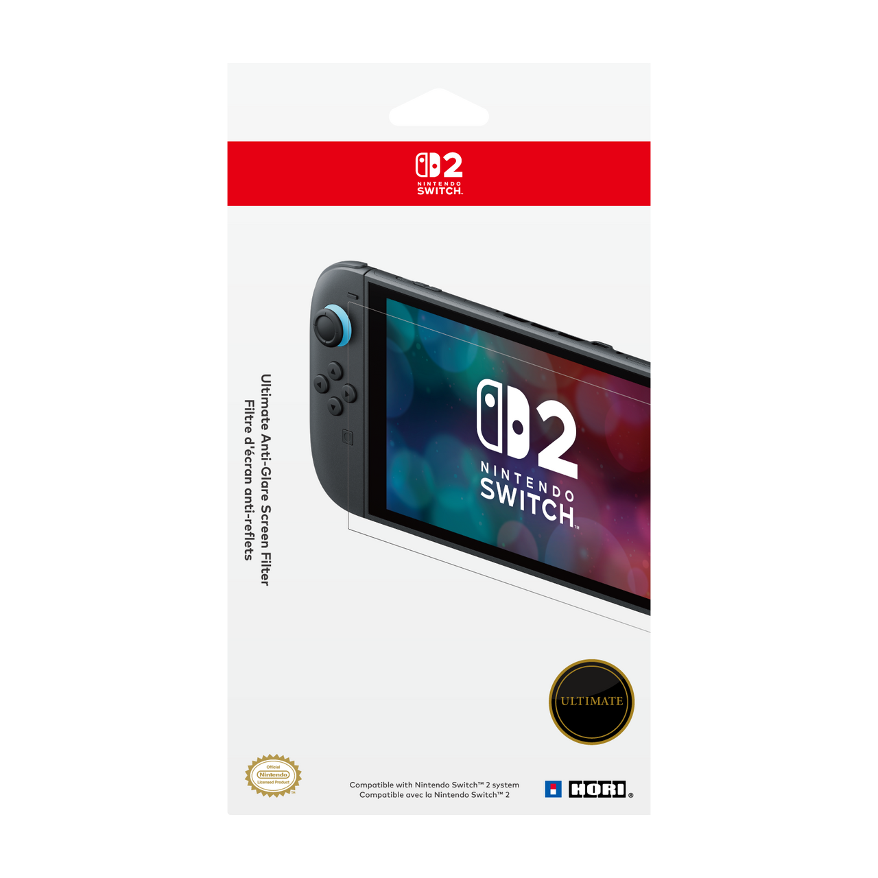 HORI Ultimate Anti-Glare Screen Filter for Nintendo Switch 2 - Console Accessories by HORI The Chelsea Gamer