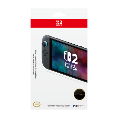 HORI Ultimate Anti-Glare Screen Filter for Nintendo Switch 2 - Console Accessories by HORI The Chelsea Gamer