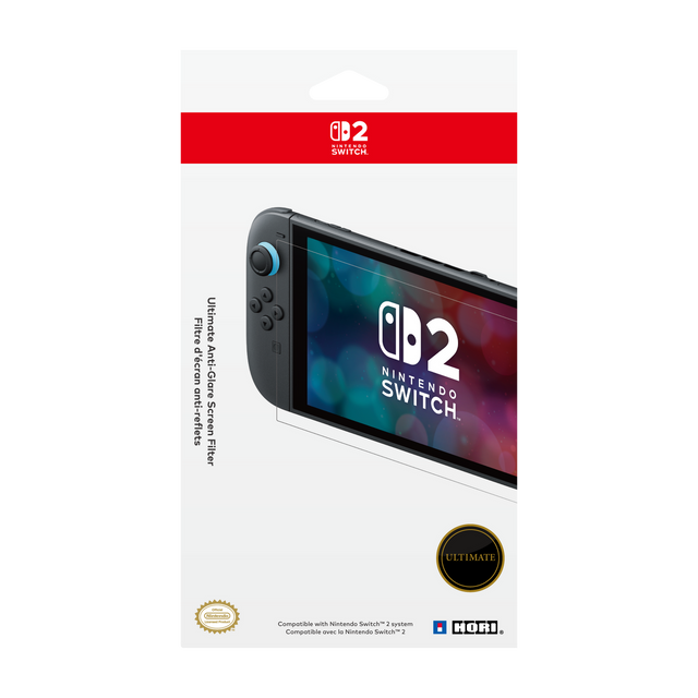 HORI Ultimate Anti-Glare Screen Filter for Nintendo Switch 2 - Console Accessories by HORI The Chelsea Gamer