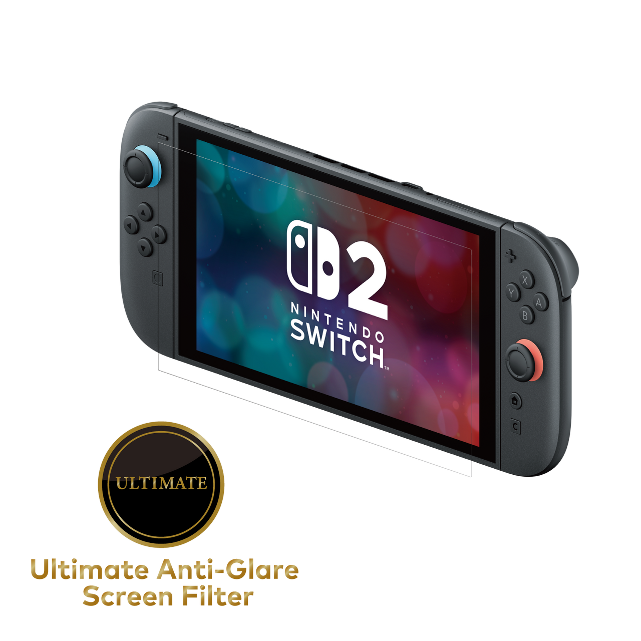 HORI Ultimate Anti-Glare Screen Filter for Nintendo Switch 2 - Console Accessories by HORI The Chelsea Gamer