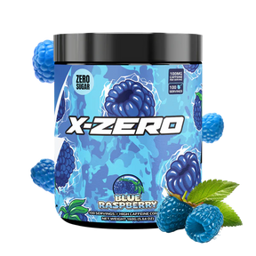 X-Zero - Blue Raspberry (160g / 100 Servings) - Merchandise by X-Zero The Chelsea Gamer