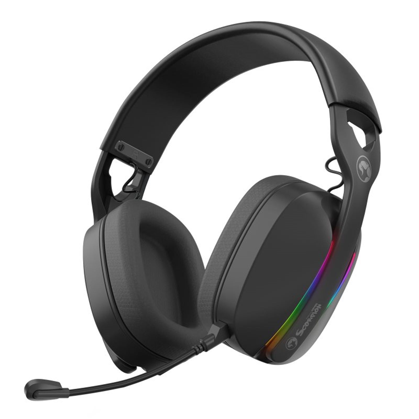 Marvo Scorpion (HG9086W) Bluetooth and Wired Tri-Mode Connection RGB Stereo Gaming Headphones - Console Accessories by Marvo The Chelsea Gamer