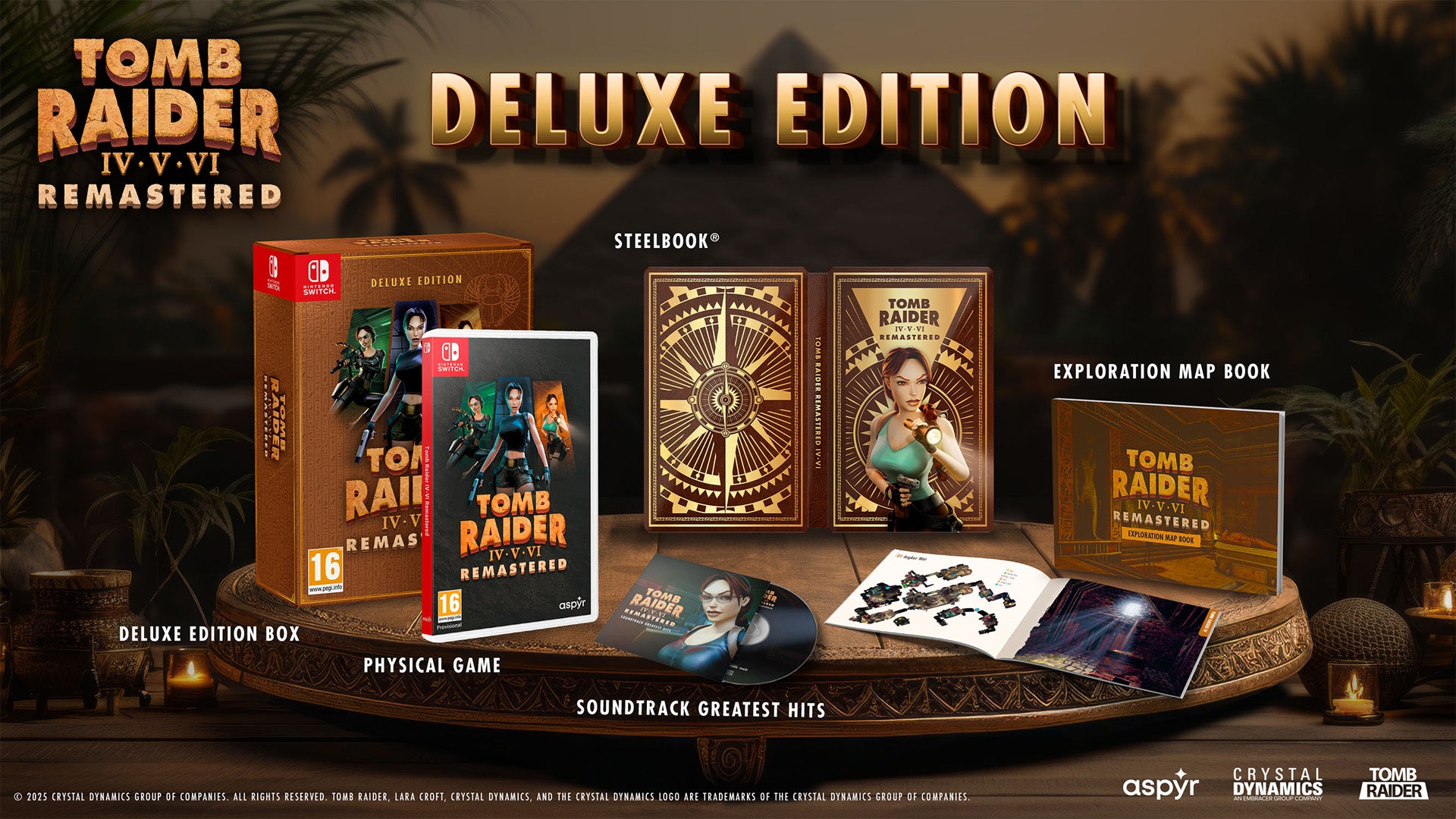 Tomb Raider IV-VI Remastered Starring Lara Croft: Deluxe Edition - Nintendo Switch - Video Games by U&I The Chelsea Gamer