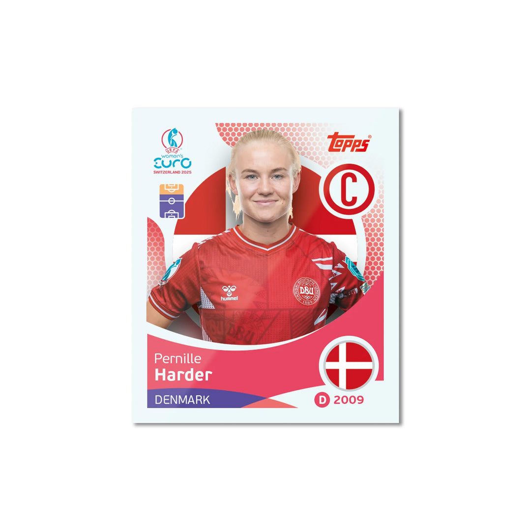 Official Women's Euros 2025 Sticker Collection - Eco Pack - Merchandise by Topps The Chelsea Gamer