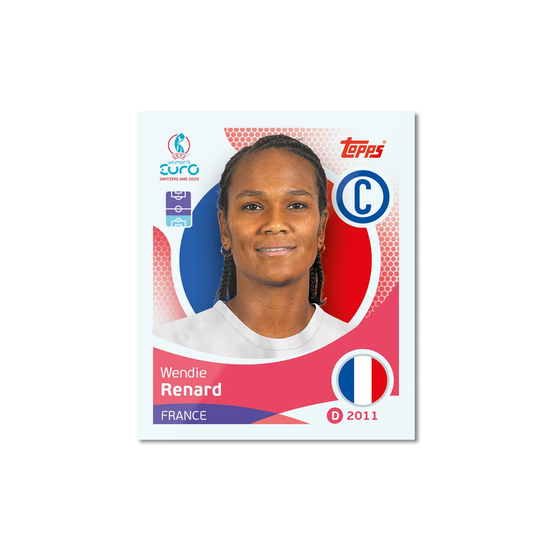 Official Women's Euros 2025 Sticker Collection - Eco Pack - Merchandise by Topps The Chelsea Gamer