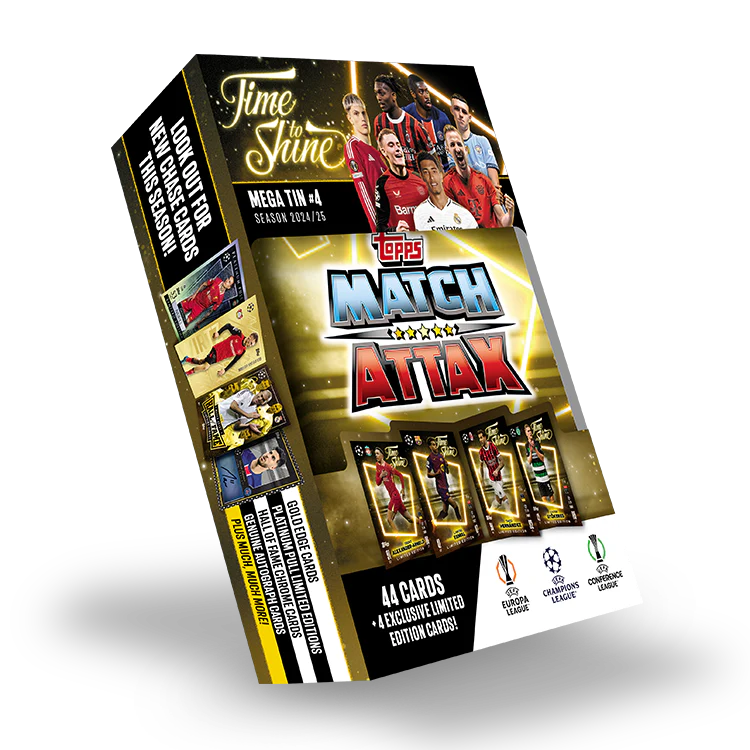 Match Attax 24/25 - Mega Tin 'Time to Shine' - Tin #4 - Merchandise by Topps The Chelsea Gamer