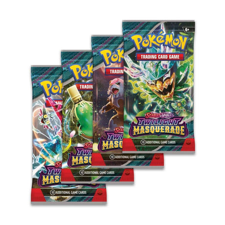 Pokémon TCG: Scarlet & Violet 6 - Twilight Masquerade - Single Booster Pack - Merchandise by Pokémon The Chelsea Gamer